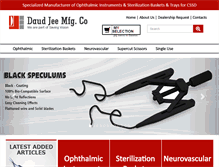 Tablet Screenshot of daudjeemfg.com